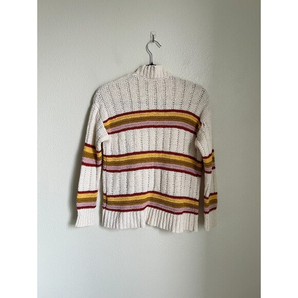 Madewell Striped Diaz Open Front Crop Cardigan Size XS - Picture 3 of 6